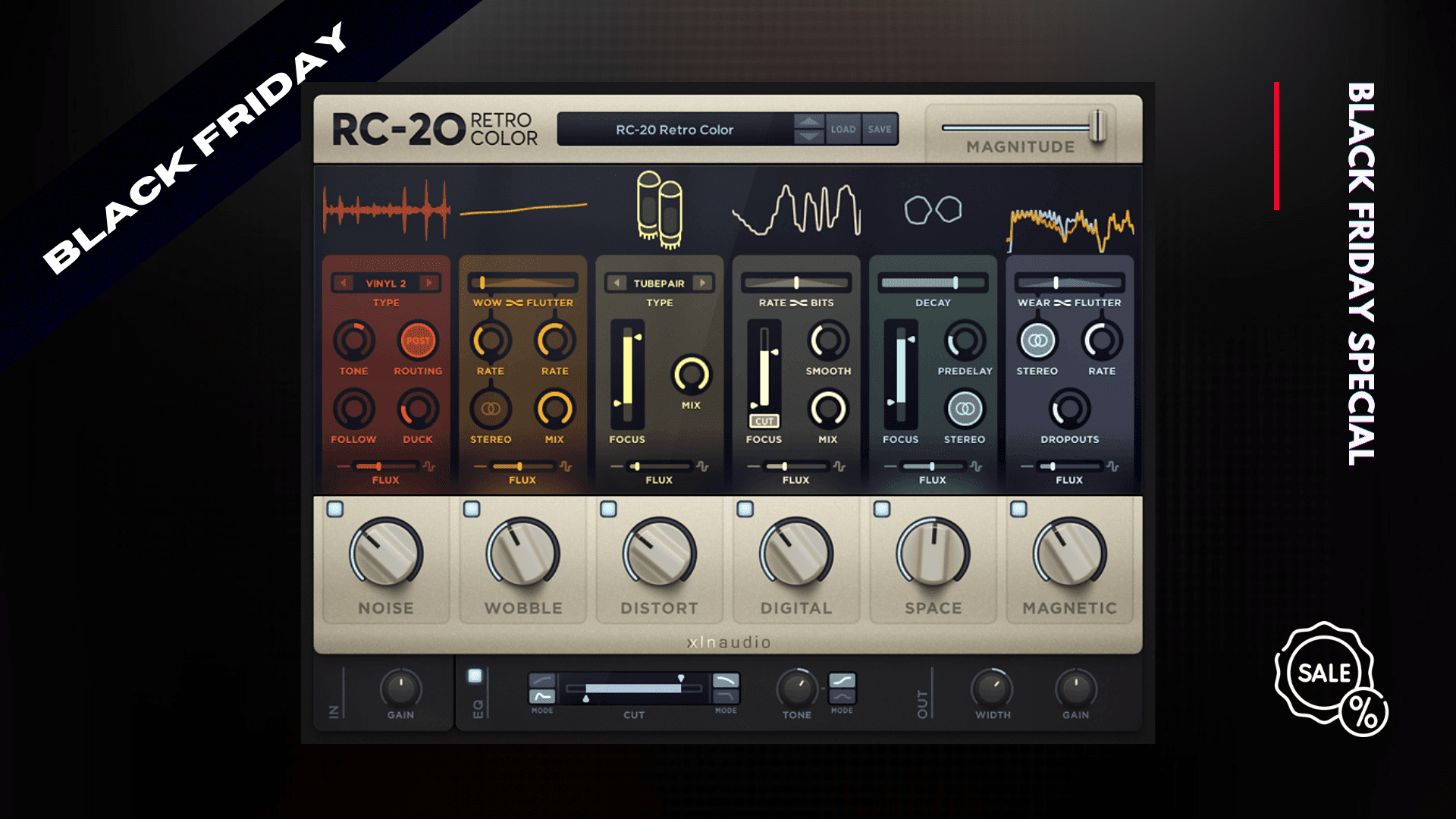 XLN AUDIO RC-20 is available at 50% off for a limited time