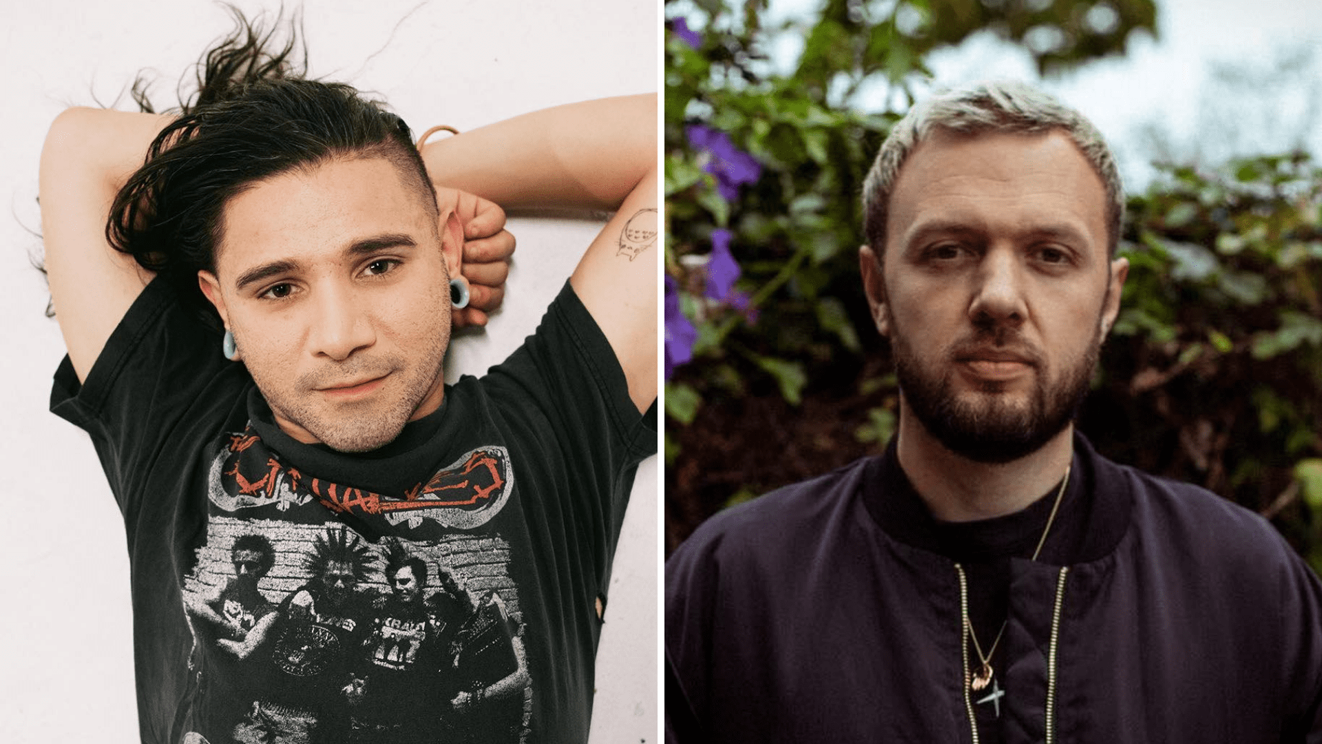 Skrillex spotted making music in the studio with Chris Lake