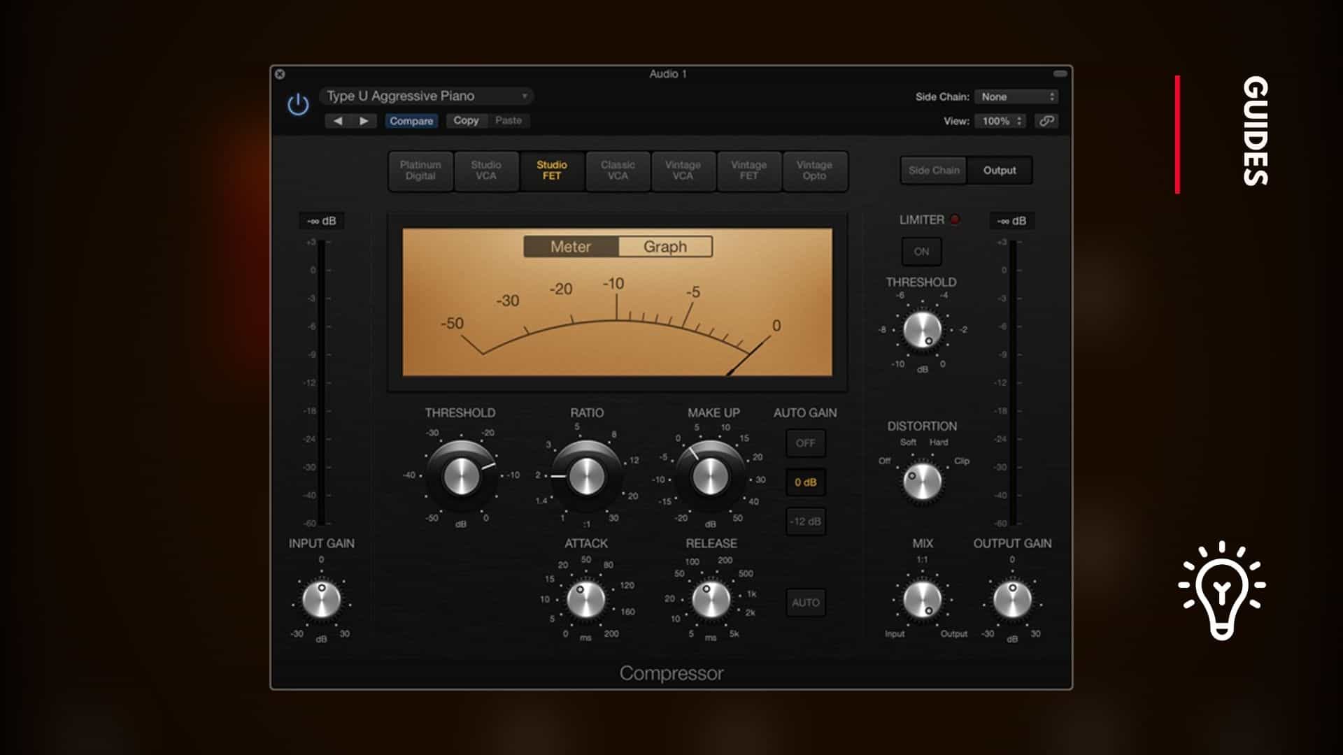 The 7 different emulations included in Logic Pro X stock compressor explained