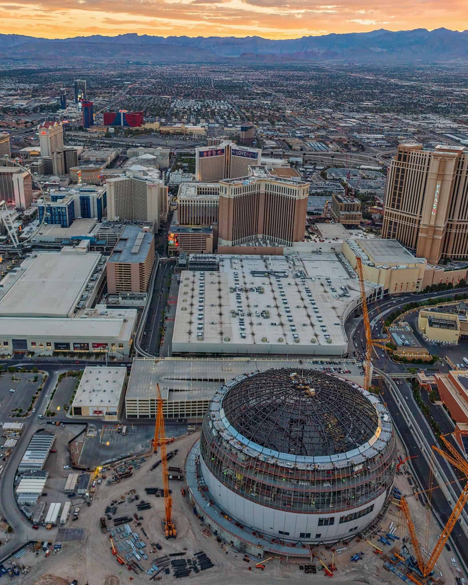 Madison Square Garden Sphere in Las Vegas plan for 2023 opening