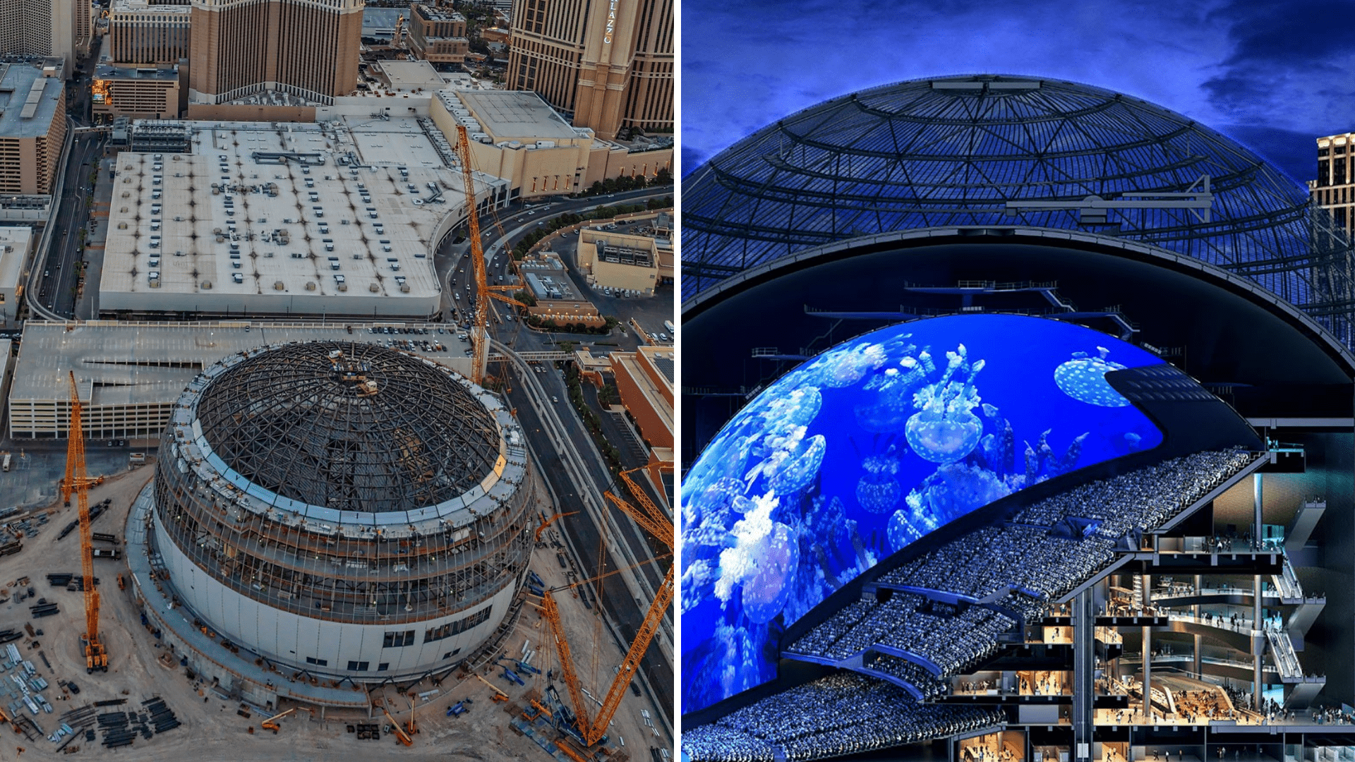 MSG Sphere: the new Las Vegas entertainment venue ready to blow minds has resumed construction