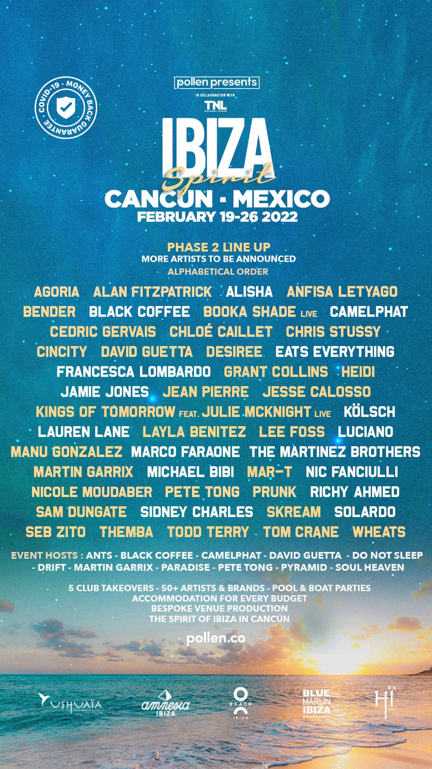 Martin Garrix, David Guetta and more to perform at Cancun's Ibiza Spirit
