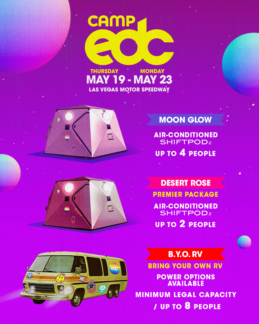 Camp EDC packages