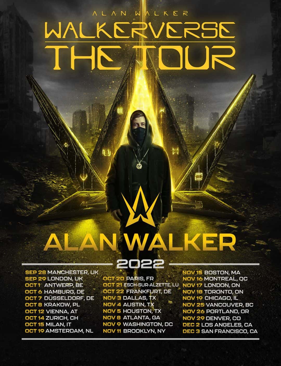 Alan Walker announces Walkerverse Tour - We Rave You