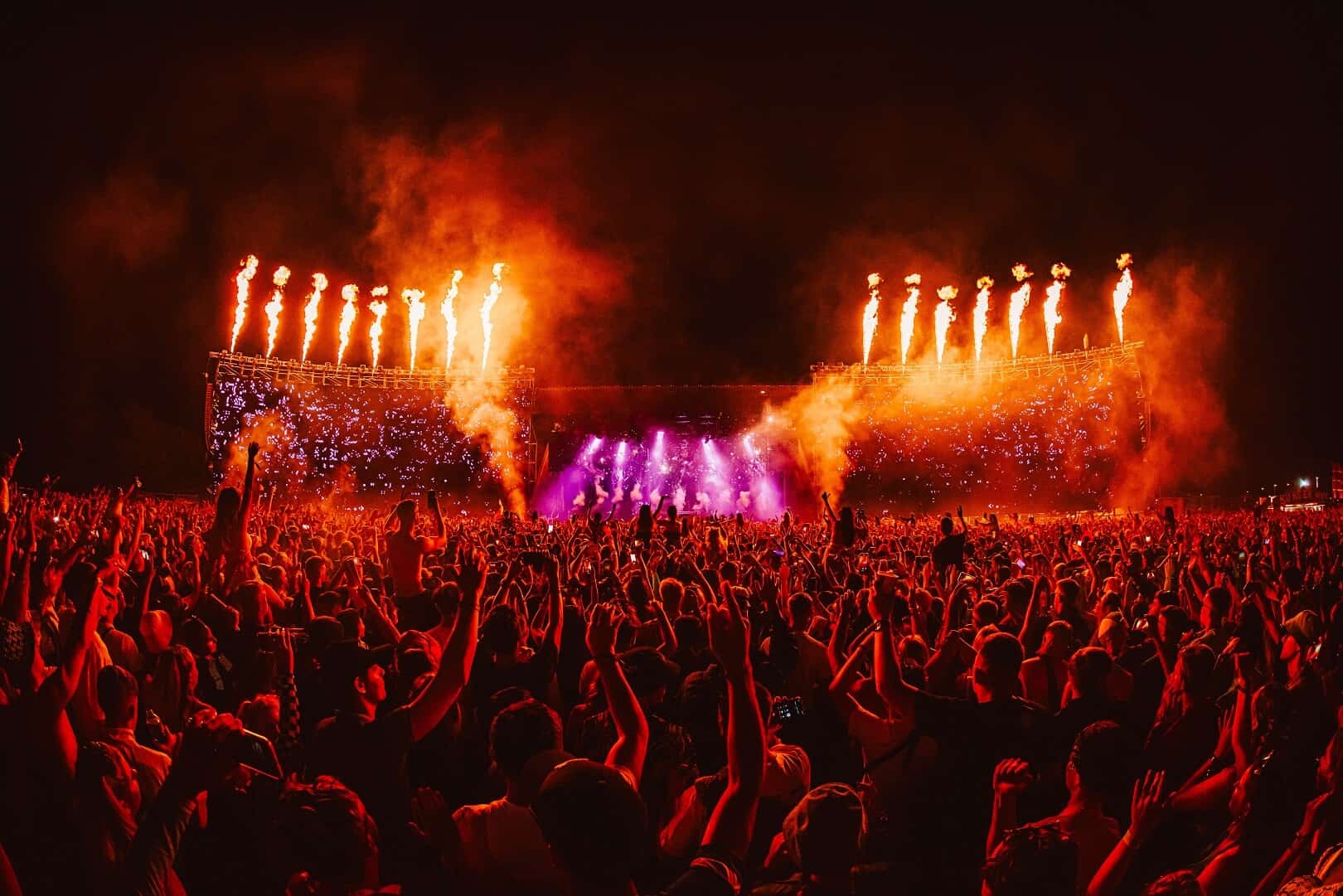 David Guetta Creamfields Festival UK 2021 Crowd