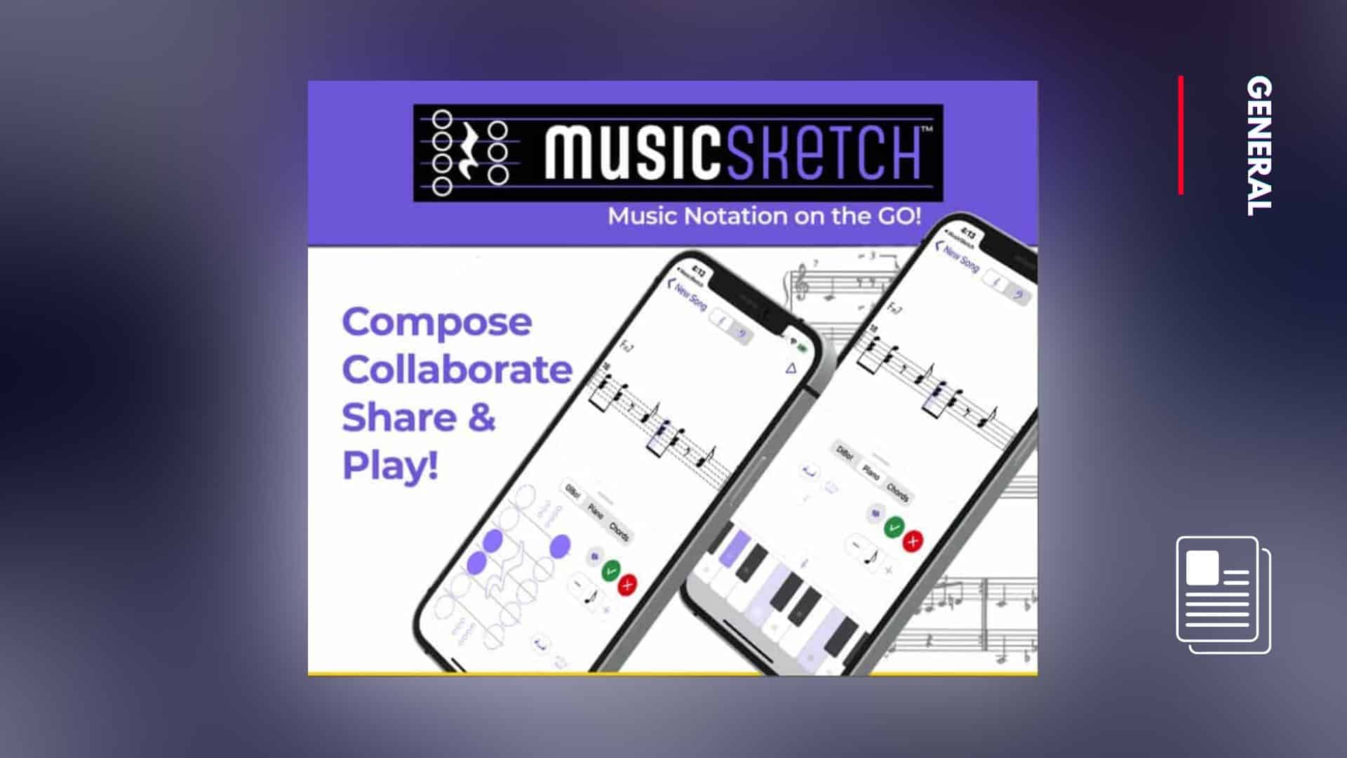 NAMM 2022: MusicSketch debut Musicsketch Notation App