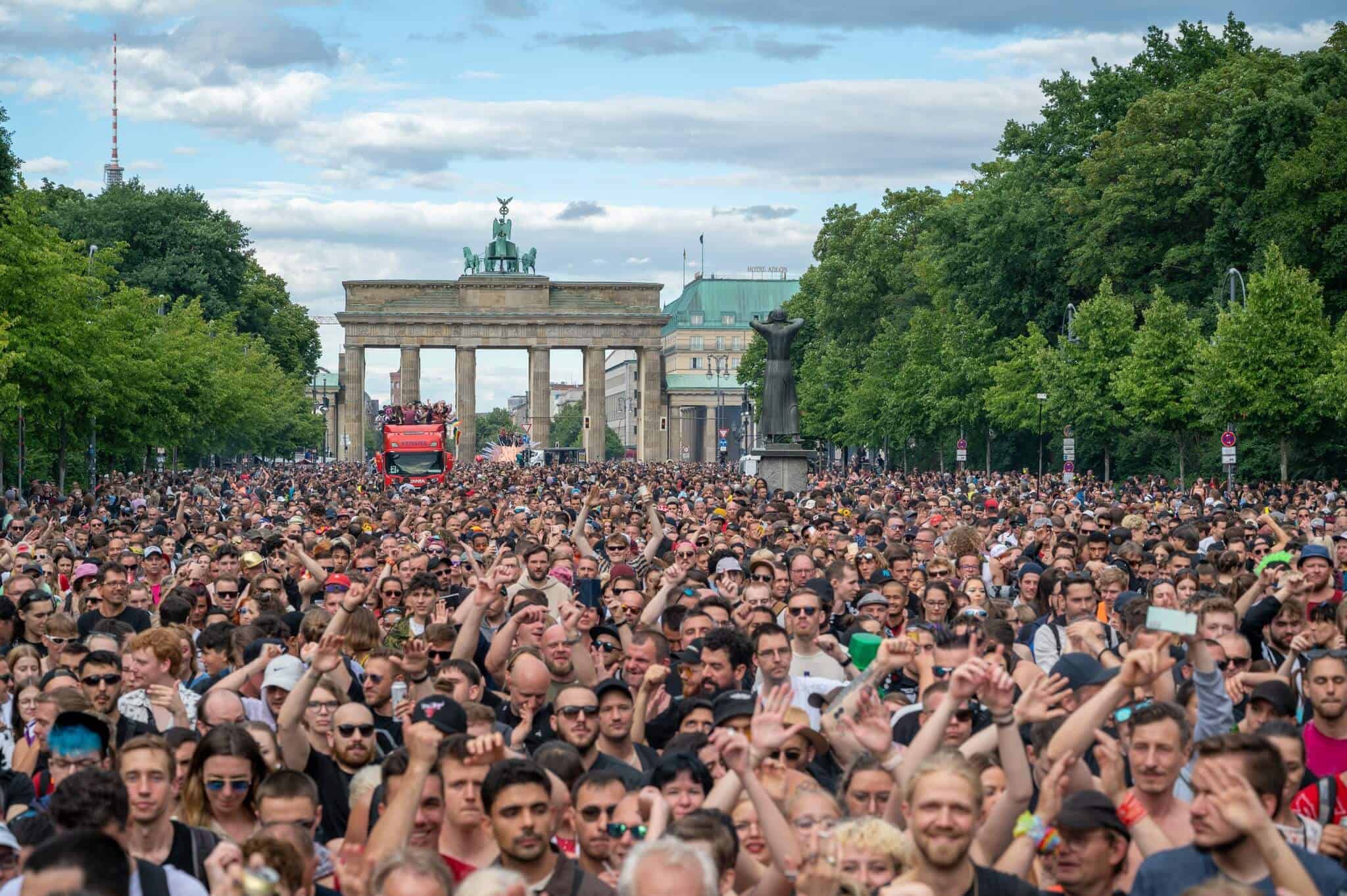 200,000 people gather in streets of Berlin for Rave The Planet Parade