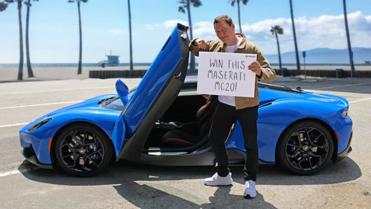 Tiësto is giving away a Maserati in support of children's hospital
