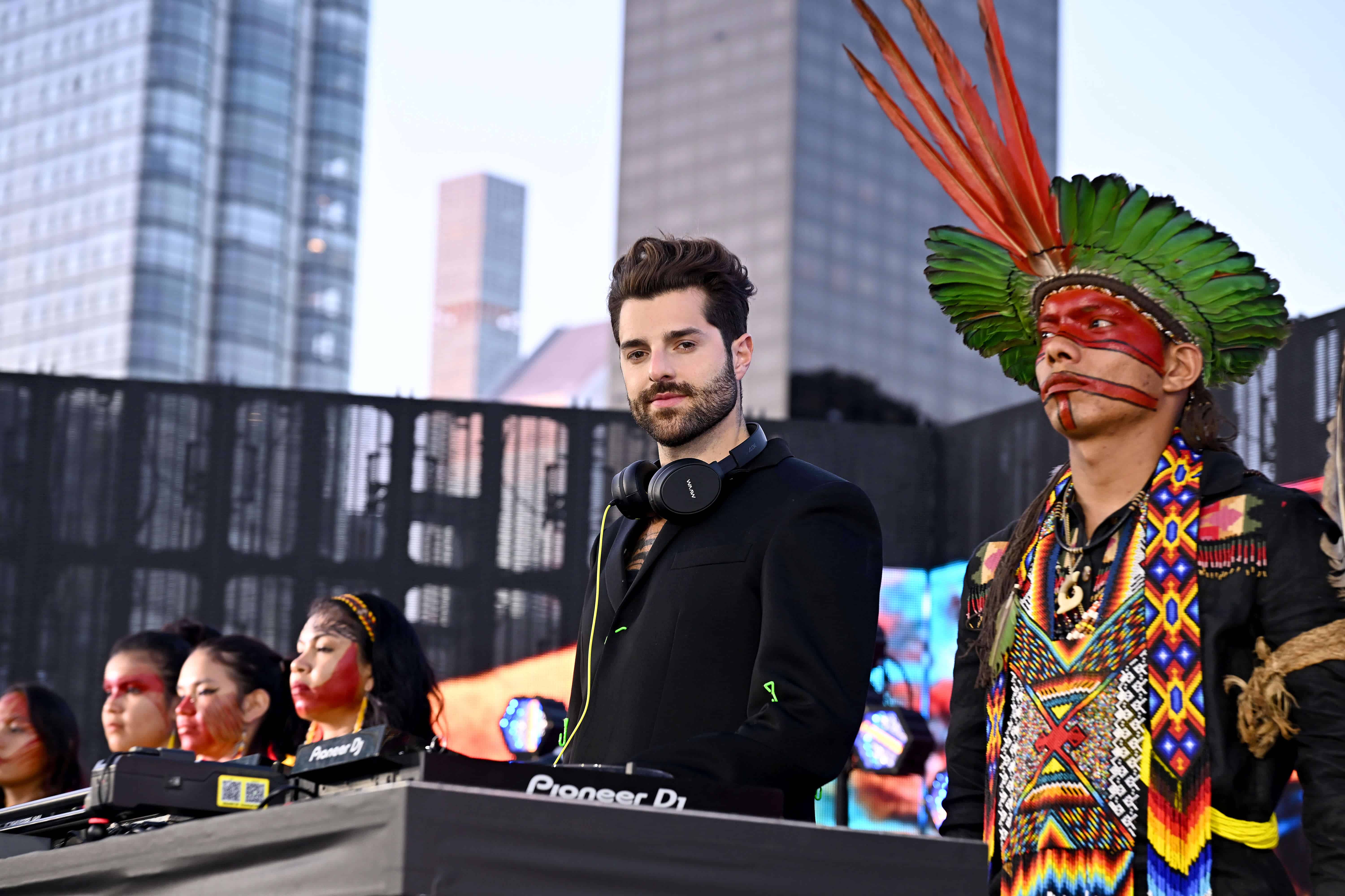 Alok performs at United Nations rooftop to kickoff NYC’s Global Climate Change Week: Photos