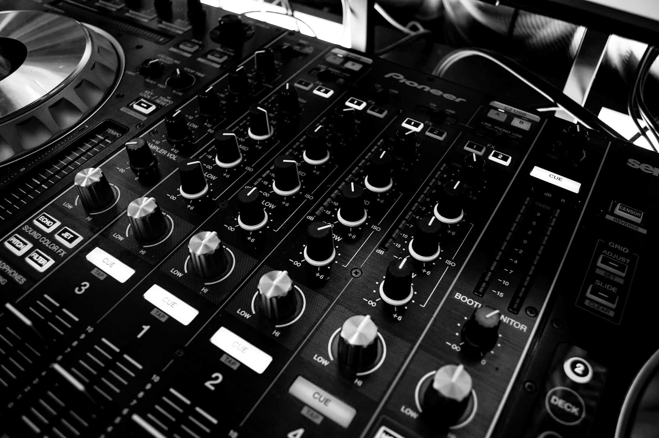 DJ Mixer Technology Dance Music