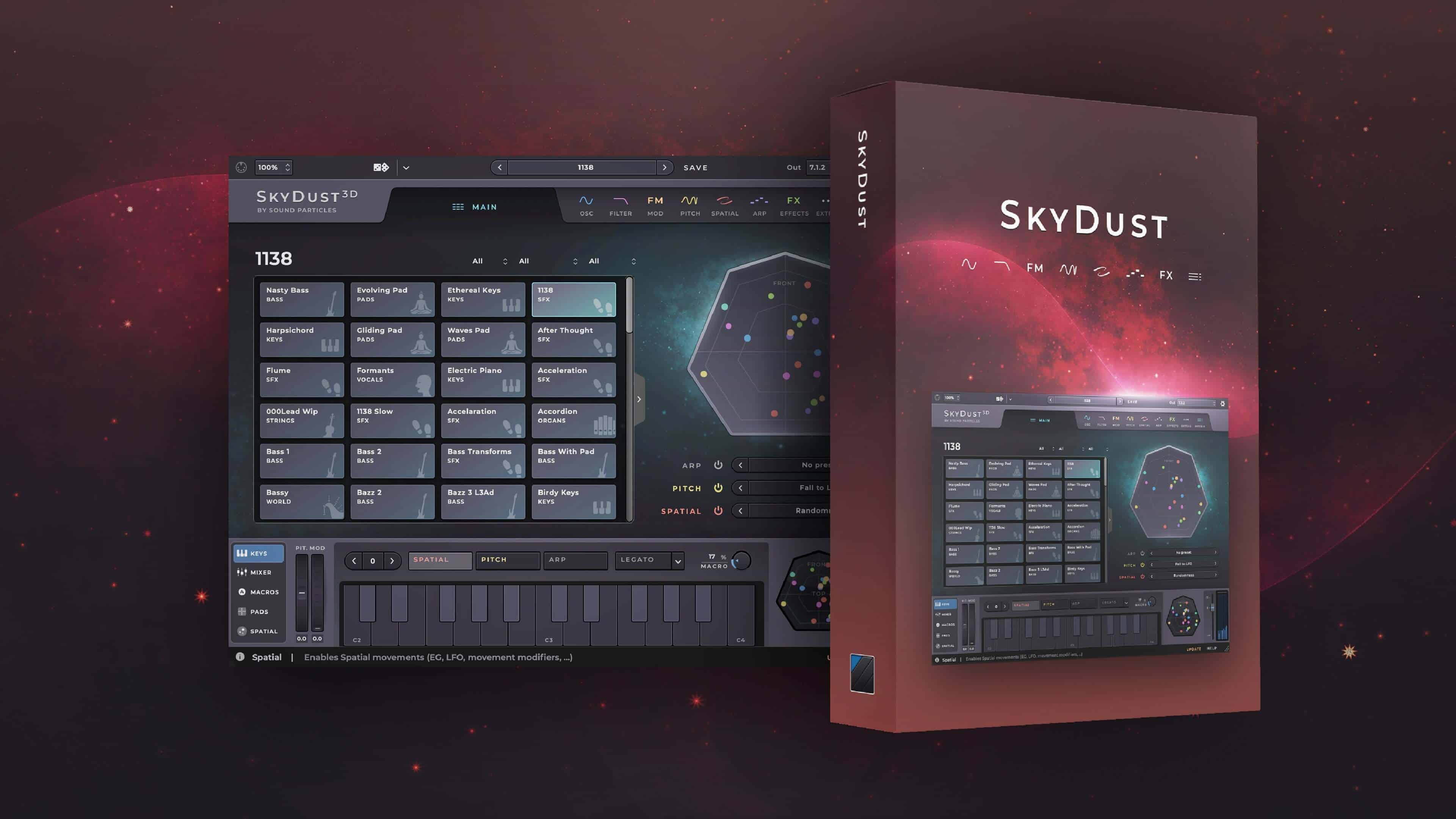 Sound Particles release first-ever 3D synth, SkyDust