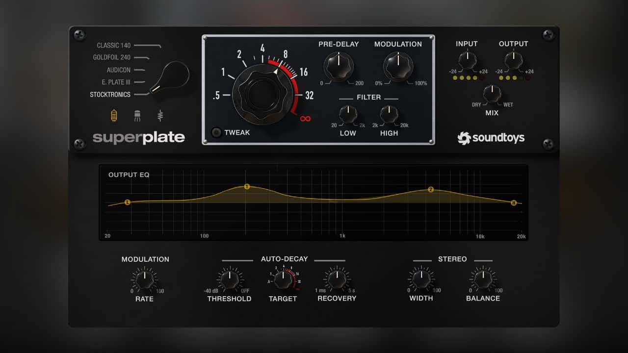 Soundtoys release SuperPlate Reverb Plugin