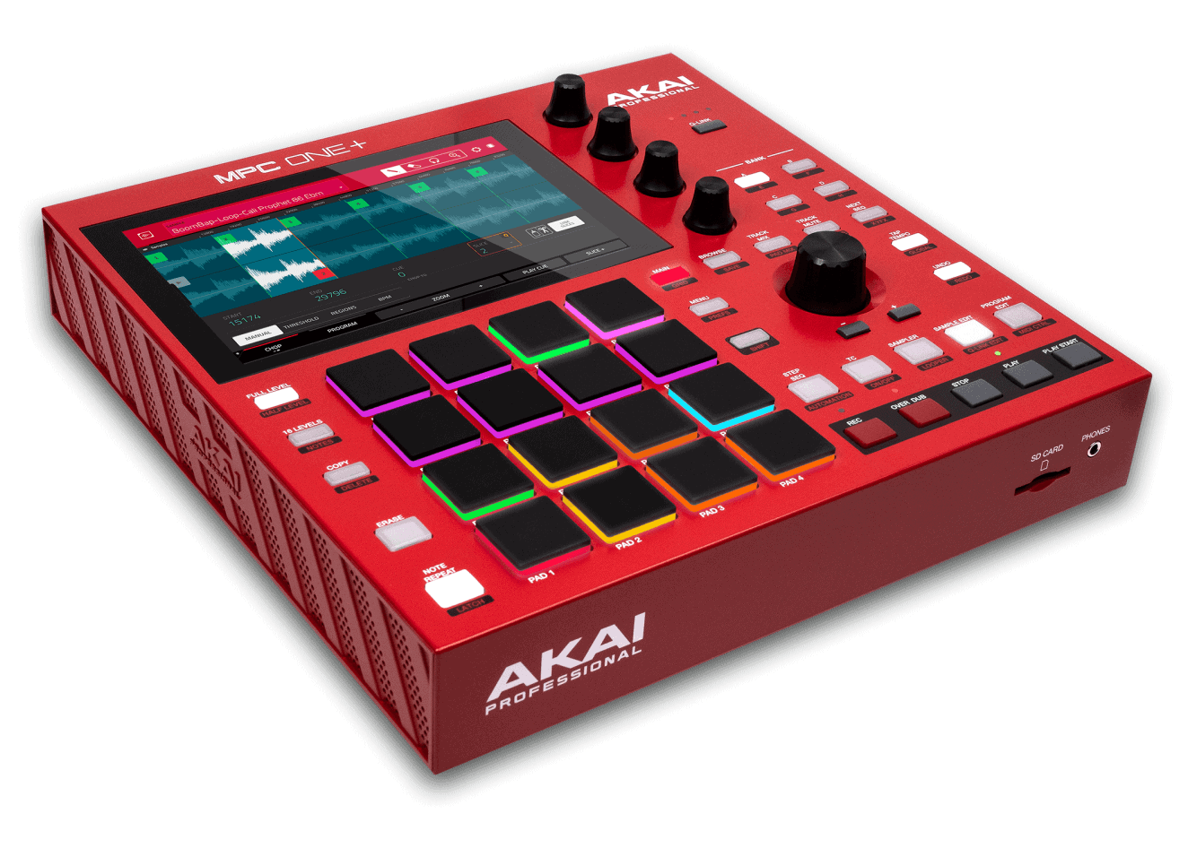 AKAI MPC ONE+ IN RED