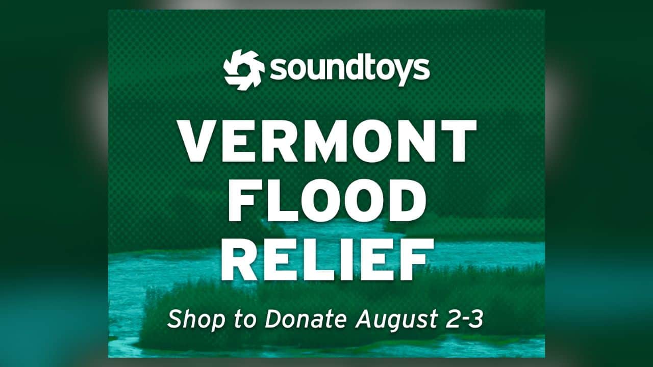 soundtoys vermont flood relief