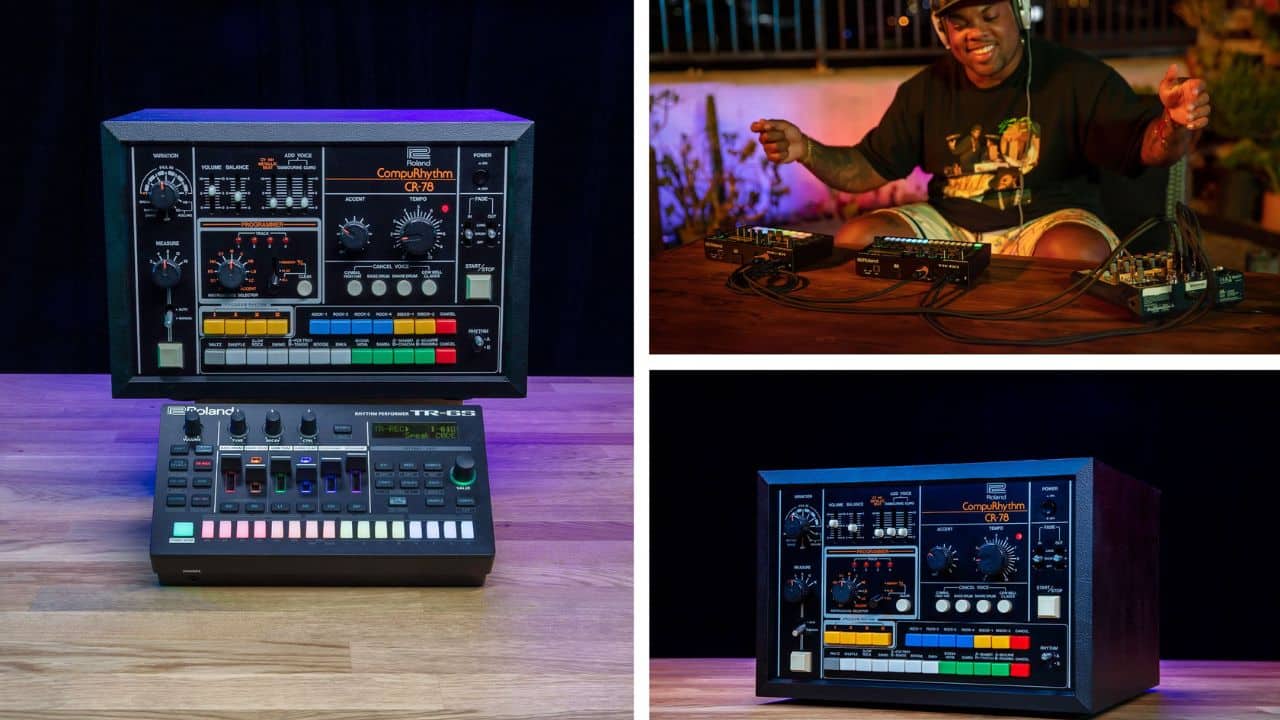 Roland adds vintage CR-78 to TR-8S and TR-6S with authentic ACB model