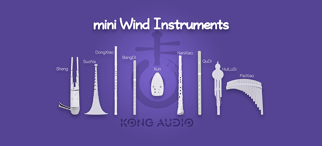 Kong Audio: 9 Brand New Wind Instruments for 1.99$