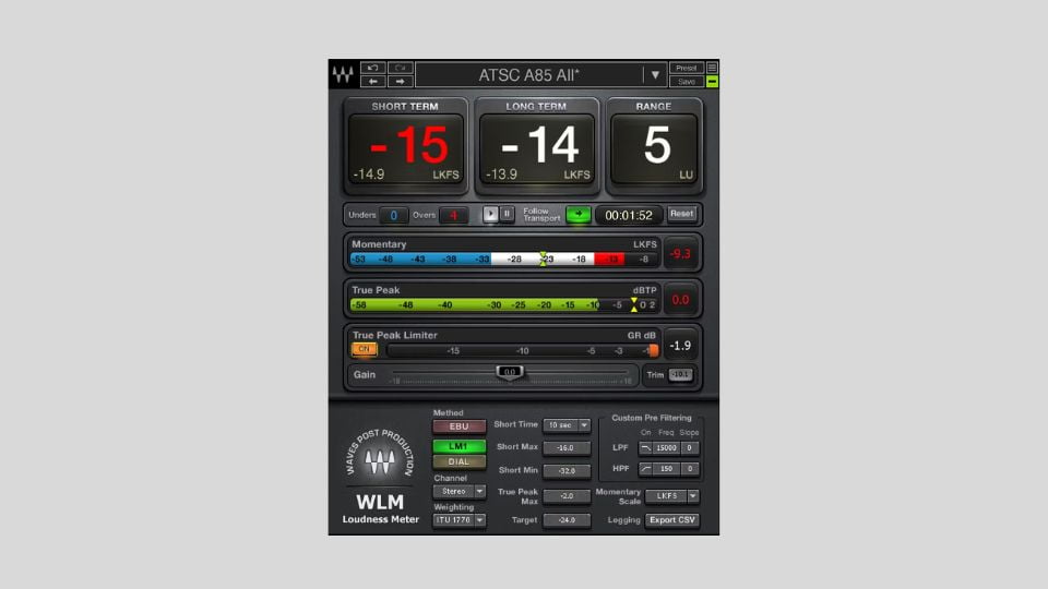 waves wlm loudness master