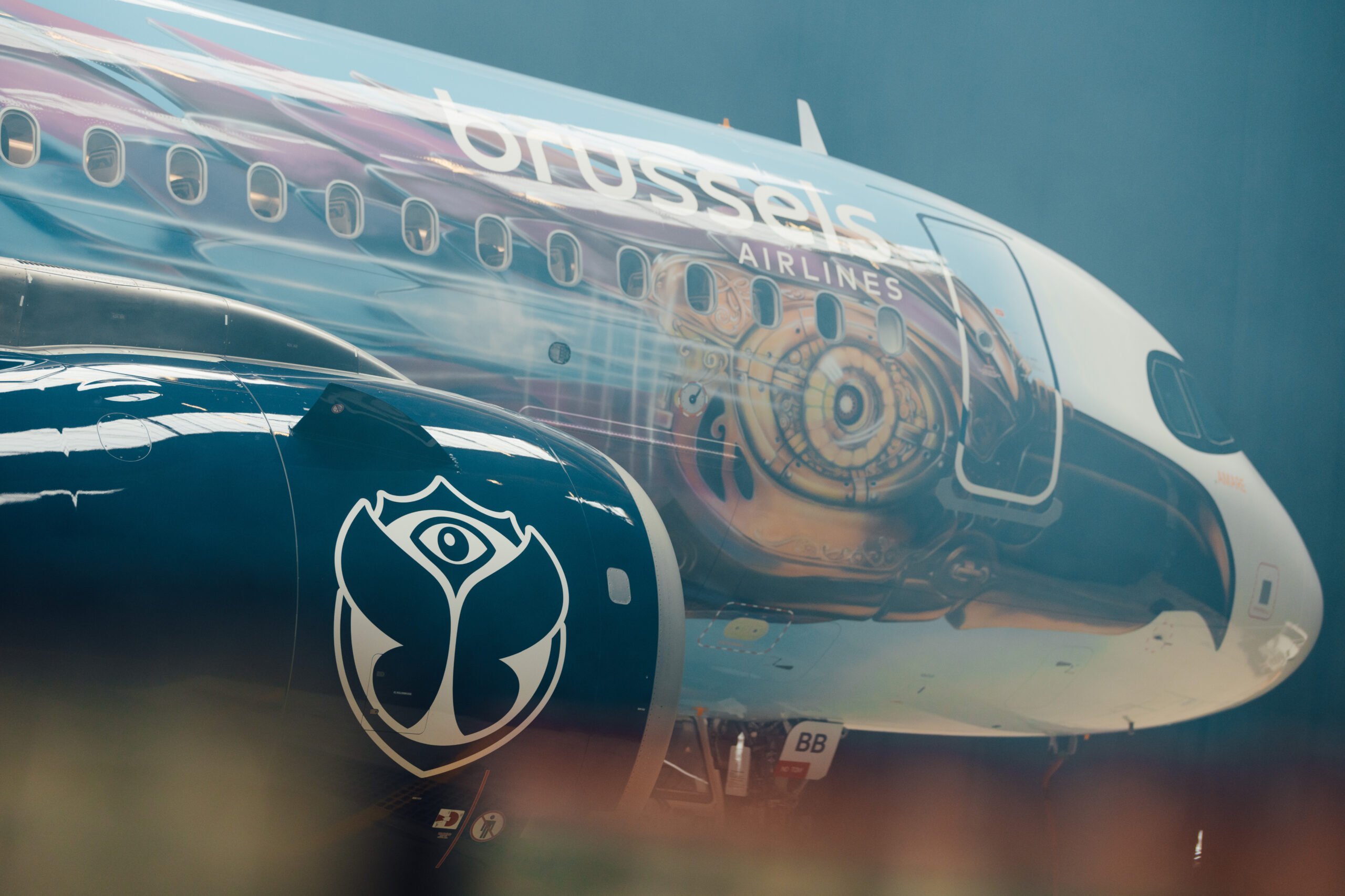 Tomorrowland unites with Brussels Airlines to present augmented reality airplane
